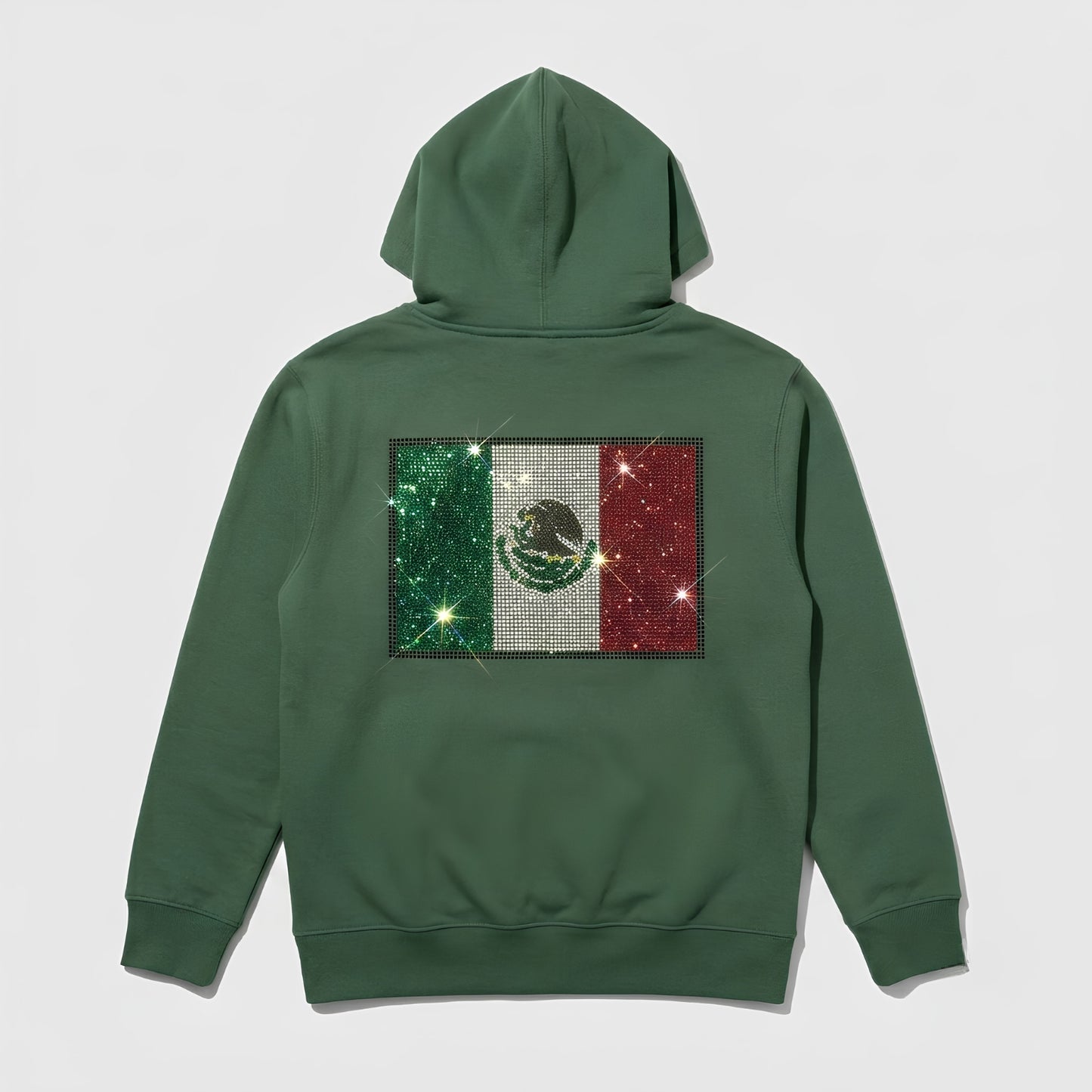 Rhinestone Flag Hoodie