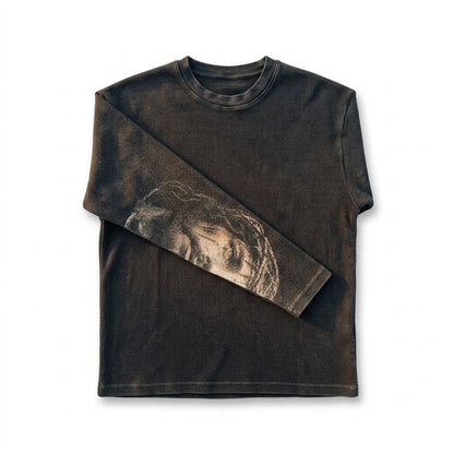 Waffle Sleeve Tee