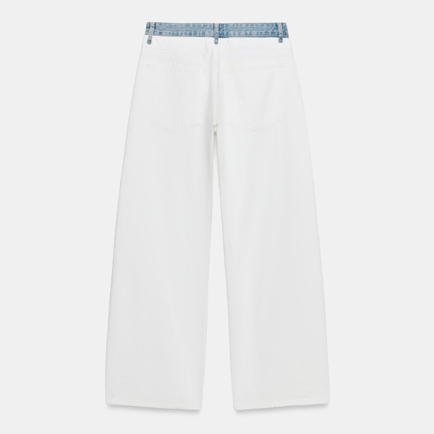 DOUBLE WAISTBAND JEANS