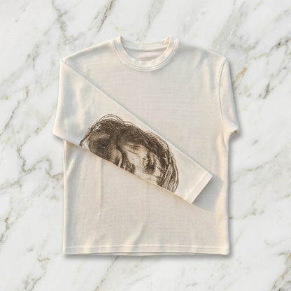 Waffle Sleeve Tee