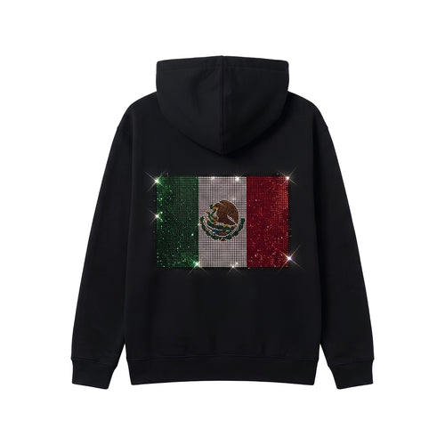Rhinestone Flag Hoodie