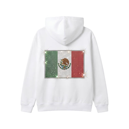Rhinestone Flag Hoodie